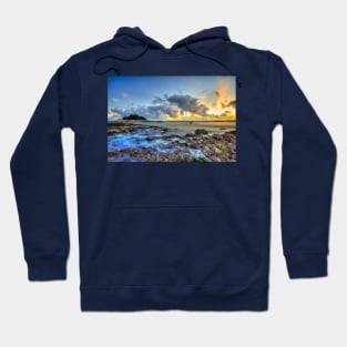 St Michael's Mount Cornwall Dramatic Sunset Hoodie